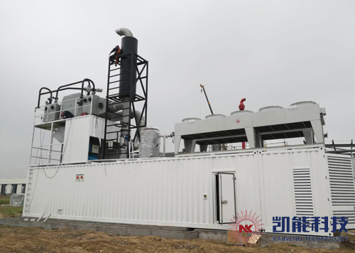2MW沼氣機(jī)組余熱脫硝一體化設(shè)備項目現(xiàn)場